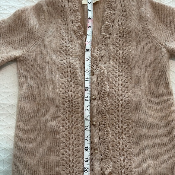 Sezane Angelie Cardigan Light Beige - Picture 6 of 7
